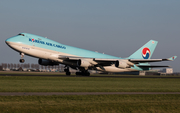 Korean Air Cargo Boeing 747-4B5(ERF) (HL7600) at  Amsterdam - Schiphol, Netherlands