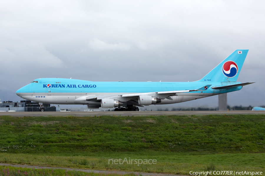 Korean Air Cargo Boeing 747-4B5(ERF) (HL7600) | Photo 31728