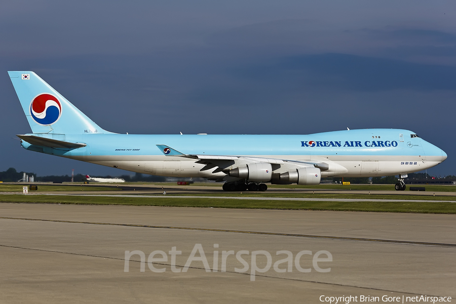 Korean Air Cargo Boeing 747-4B5(ERF) (HL7600) | Photo 47612