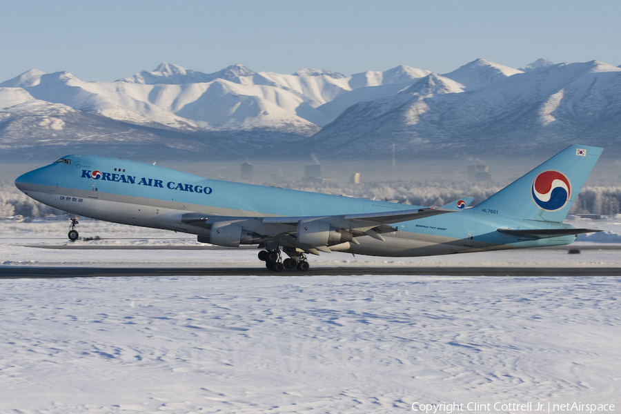 Korean Air Cargo Boeing 747-4B5(ERF) (HL7601) | Photo 39649