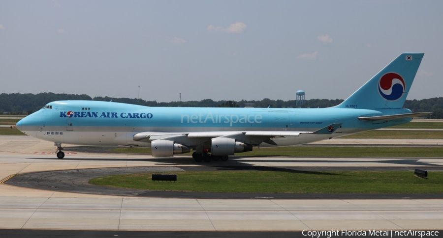 Korean Air Cargo Boeing 747-4B5(ERF) (HL7601) | Photo 295856