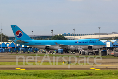 Korean Air Cargo Boeing 747-4B5(ERF) (HL7601) at  Jakarta - Soekarno-Hatta International, Indonesia