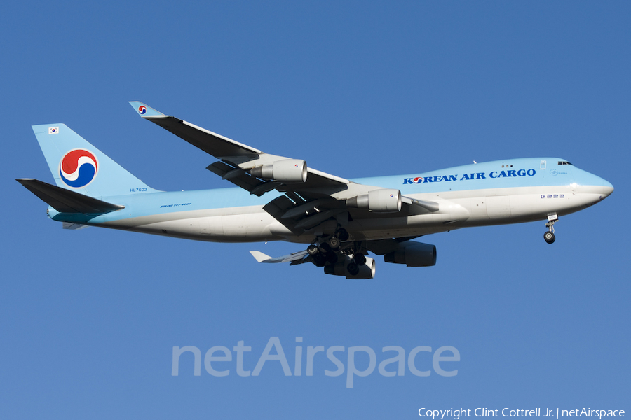 Korean Air Cargo Boeing 747-4B5F (HL7602) | Photo 39651