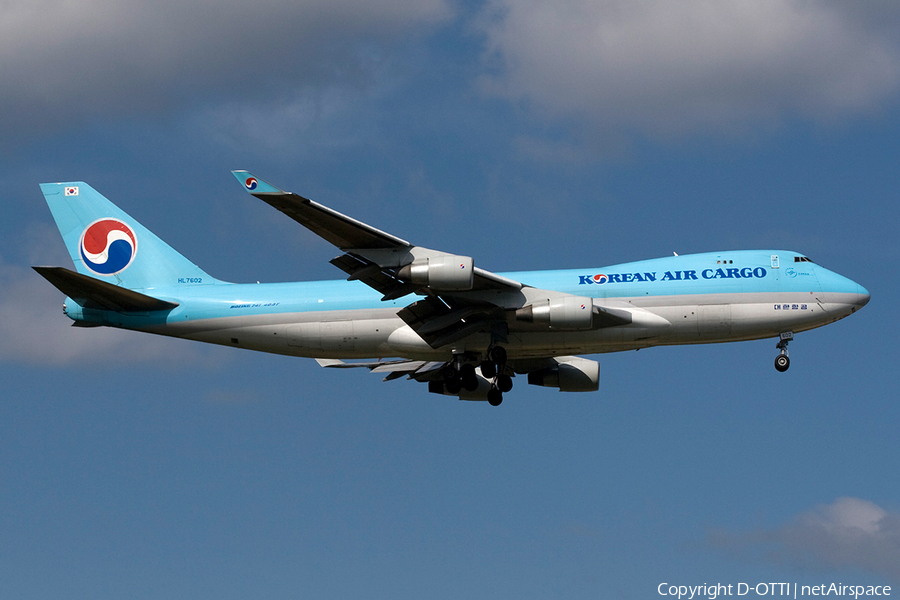 Korean Air Cargo Boeing 747-4B5F (HL7602) | Photo 269753