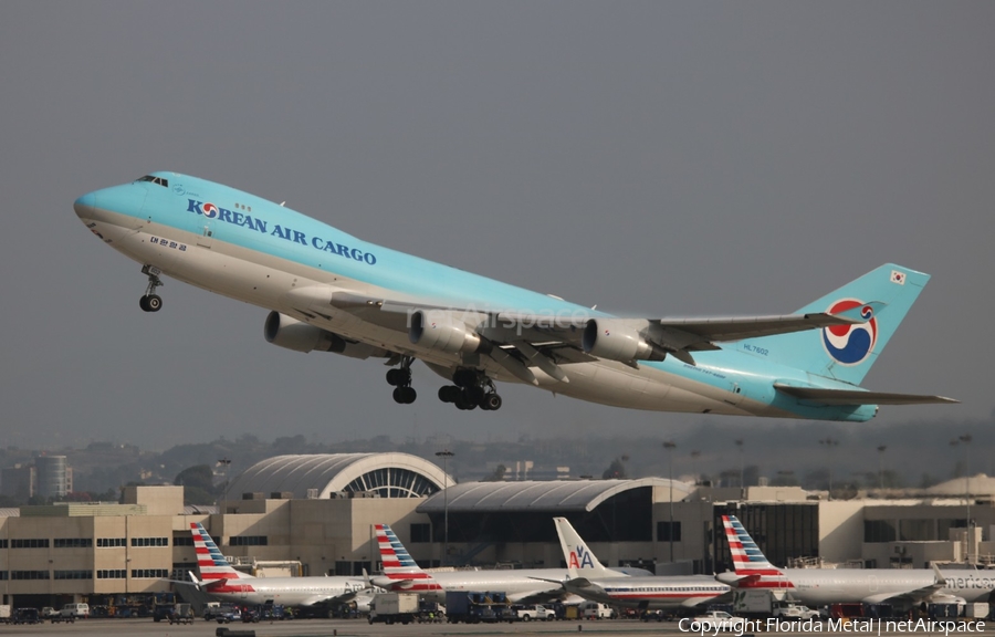Korean Air Cargo Boeing 747-4B5F (HL7602) | Photo 297695