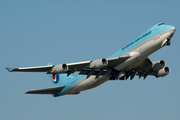 Korean Air Cargo Boeing 747-4B5(ERF) (HL7605) at  Vienna - Schwechat, Austria