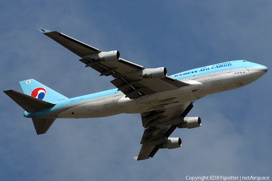 Korean Air Cargo Boeing 747-4B5F (HL7608) | Photo 280303