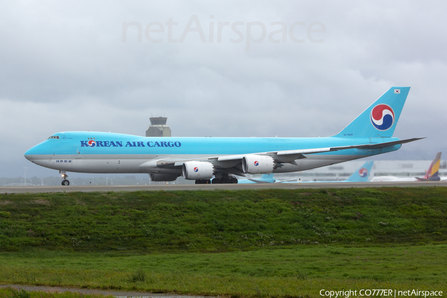 Korean Air Cargo Boeing 747-8HTF (HL7609) | Photo 31724