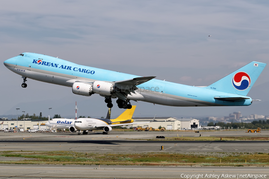 Korean Air Cargo Boeing 747-8HTF (HL7610) | Photo 157495