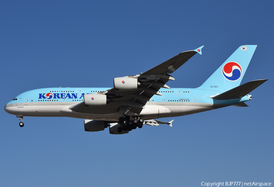 Korean Air Airbus A380-861 (HL7611) | Photo 218026