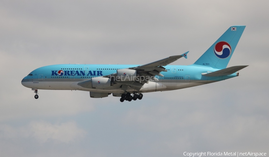 Korean Air Airbus A380-861 (HL7611) | Photo 302046