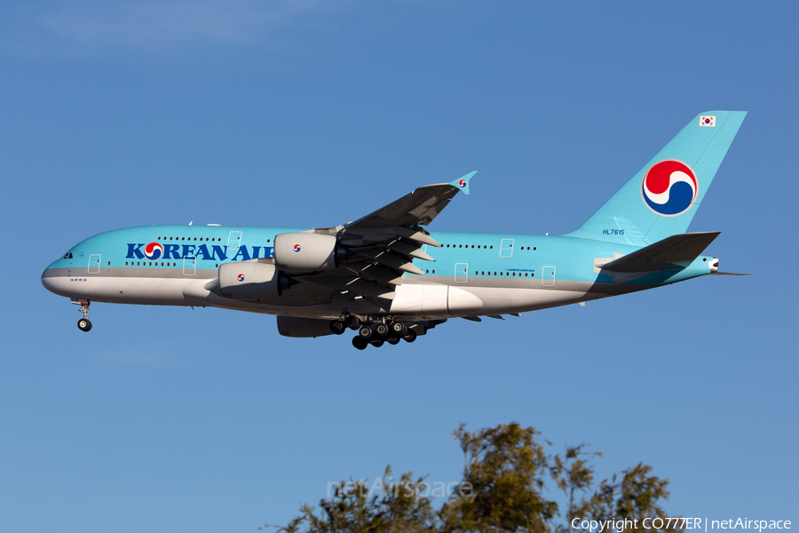 Korean Air Airbus A380-861 (HL7615) | Photo 18524