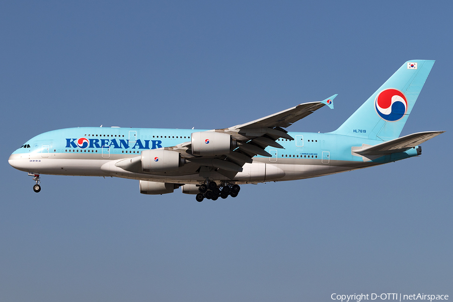 Korean Air Airbus A380-861 (HL7619) | Photo 144148