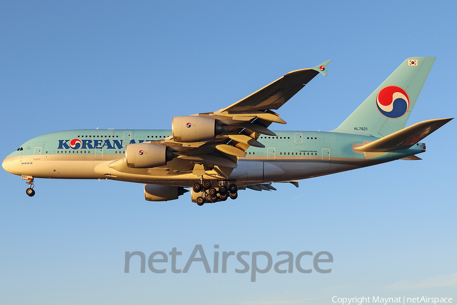 Korean Air Airbus A380-861 (HL7621) | Photo 369340