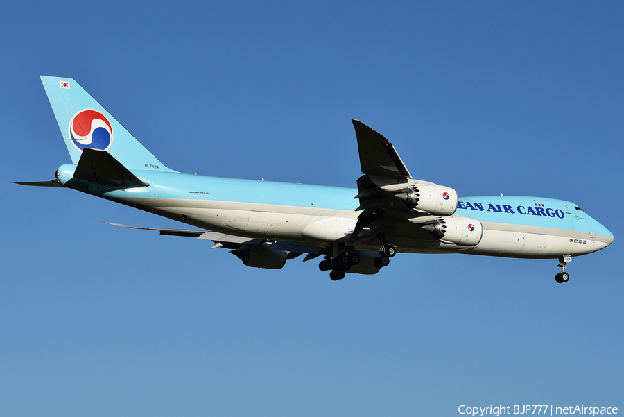 Korean Air Cargo Boeing 747-8B5F (HL7624) | Photo 468965