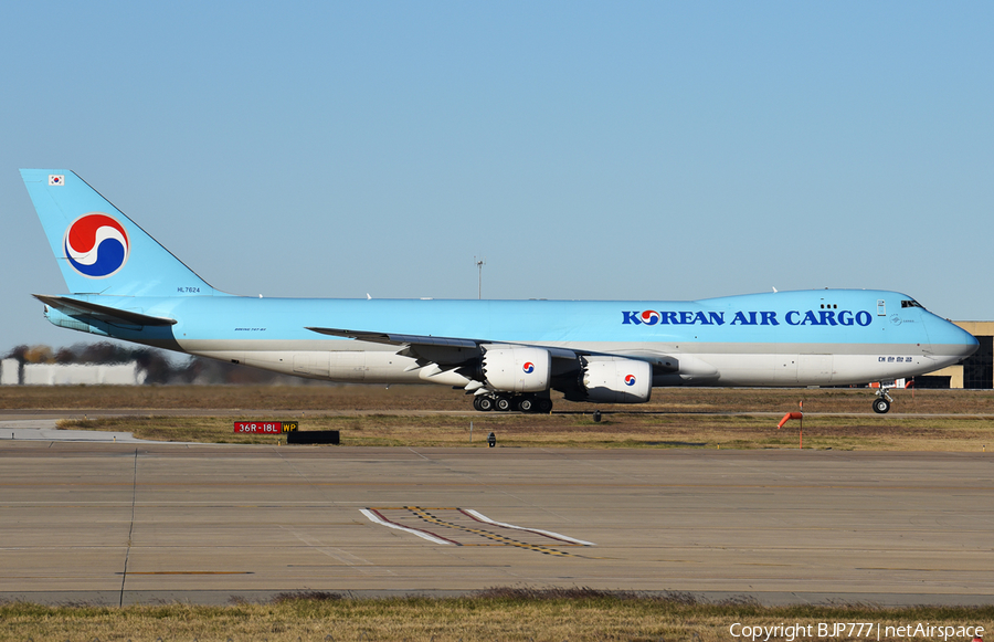 Korean Air Cargo Boeing 747-8B5F (HL7624) | Photo 605047