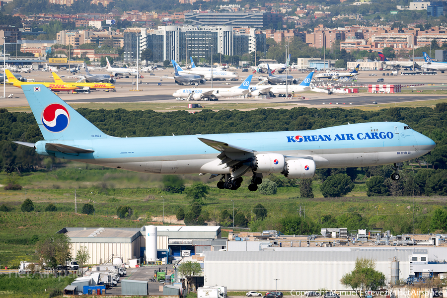 Korean Air Cargo Boeing 747-8B5F (HL7624) | Photo 678751