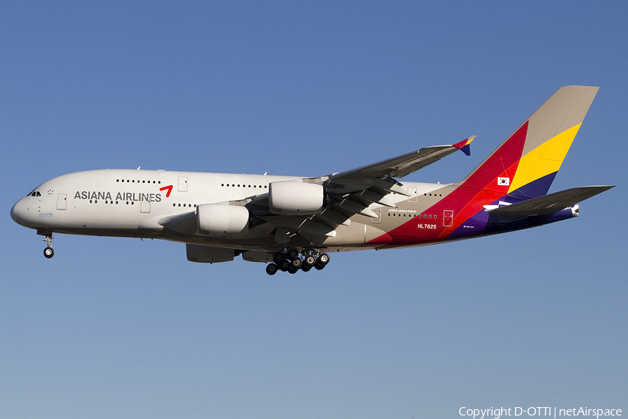 Asiana Airlines Airbus A380-841 (HL7625) | Photo 457339
