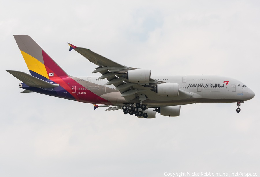 Asiana Airlines Airbus A380-841 (HL7626) | Photo 243159