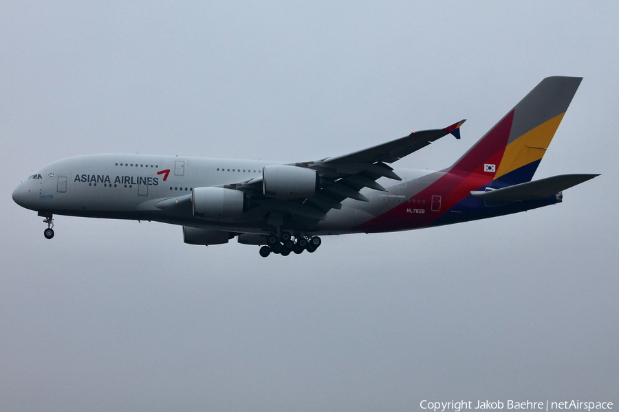 Asiana Airlines Airbus A380-841 (HL7626) | Photo 293108