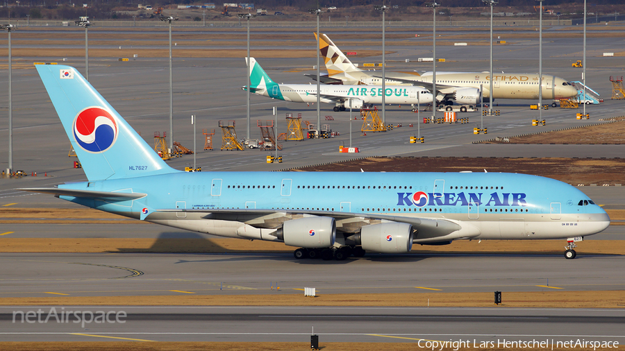 Korean Air Airbus A380-861 (HL7627) | Photo 200099