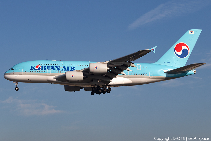 Korean Air Airbus A380-861 (HL7627) | Photo 142793