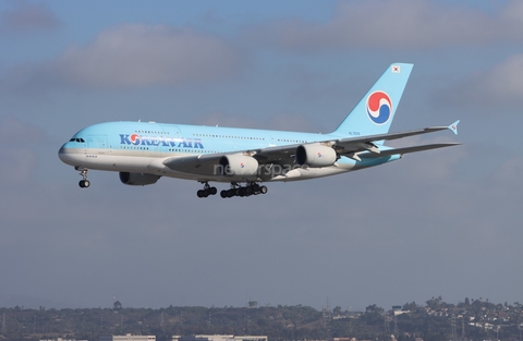 Korean Air Airbus A380-861 (HL7628) at  Los Angeles - International, United States