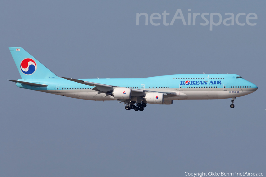Korean Air Boeing 747-8B5 (HL7630) | Photo 148942
