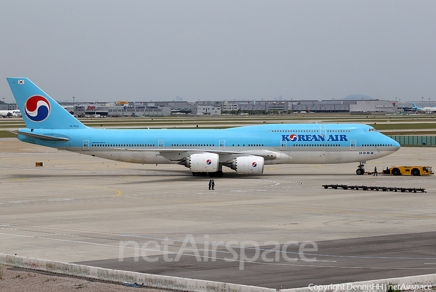 Korean Air Boeing 747-8B5 (HL7632) | Photo 337023