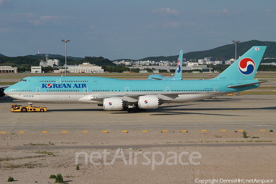 Korean Air Boeing 747-8B5 (HL7633) | Photo 349595