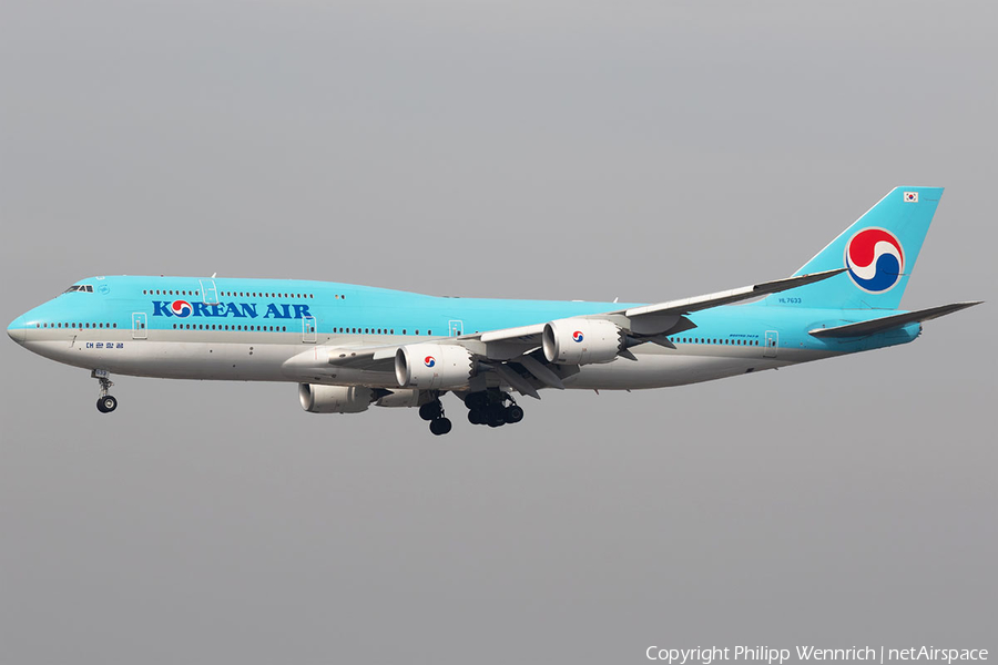 Korean Air Boeing 747-8B5 (HL7633) | Photo 309903