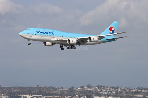 Korean Air Boeing 747-8B5 (HL7633) at  Los Angeles - International, United States