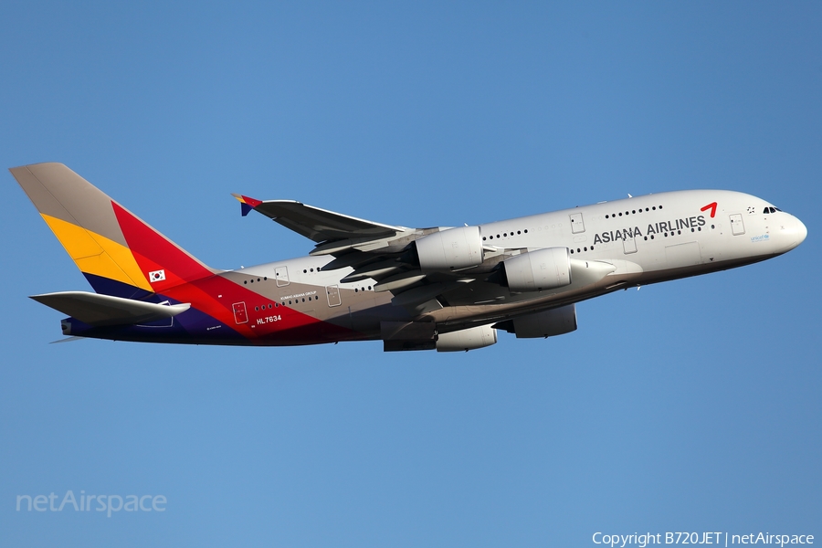 Asiana Airlines Airbus A380-841 (HL7634) | Photo 167568