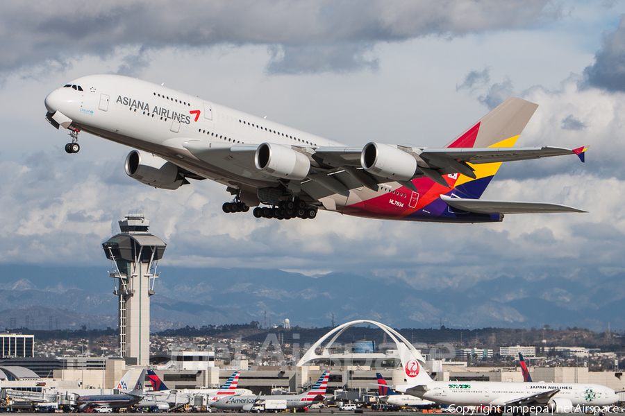 Asiana Airlines Airbus A380-841 (HL7634) | Photo 103022