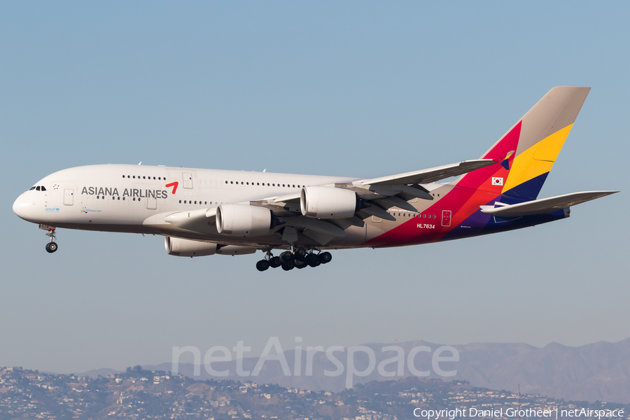 Asiana Airlines Airbus A380-841 (HL7634) | Photo 238940