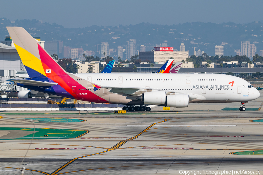 Asiana Airlines Airbus A380-841 (HL7634) | Photo 598000