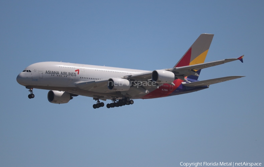 Asiana Airlines Airbus A380-841 (HL7634) | Photo 608047