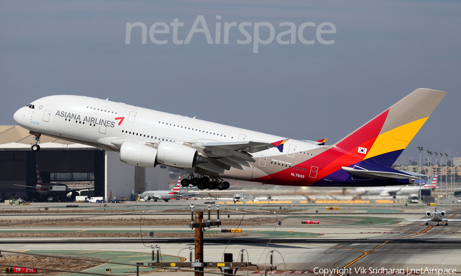 Asiana Airlines Airbus A380-841 (HL7635) | Photo 128302