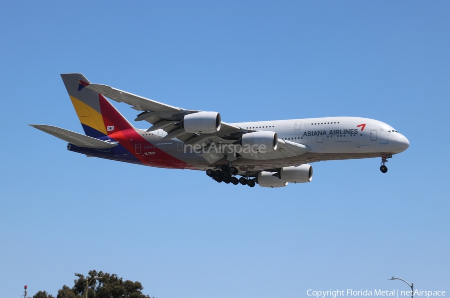 Asiana Airlines Airbus A380-841 (HL7635) | Photo 297162