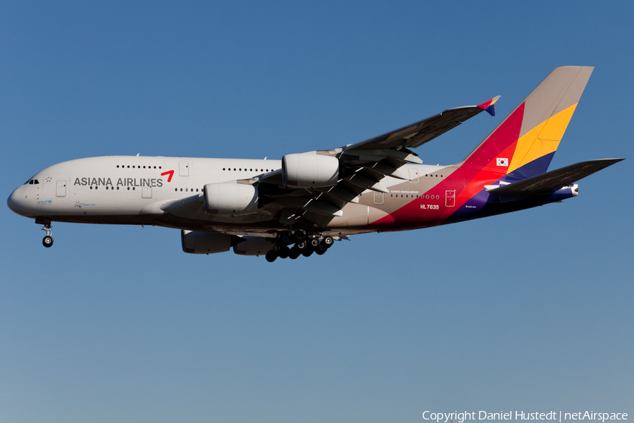 Asiana Airlines Airbus A380-841 (HL7635) | Photo 446751