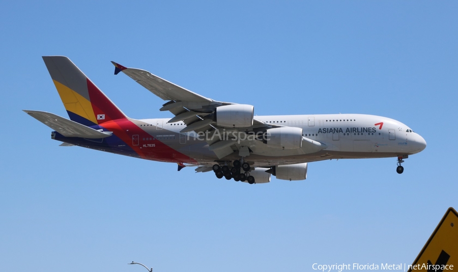 Asiana Airlines Airbus A380-841 (HL7635) | Photo 546214