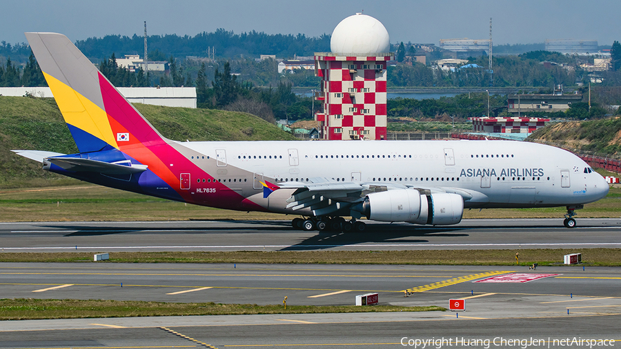 Asiana Airlines Airbus A380-841 (HL7635) | Photo 670120