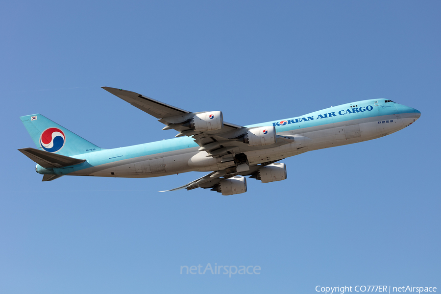 Korean Air Cargo Boeing 747-8B5F (HL7639) | Photo 506036