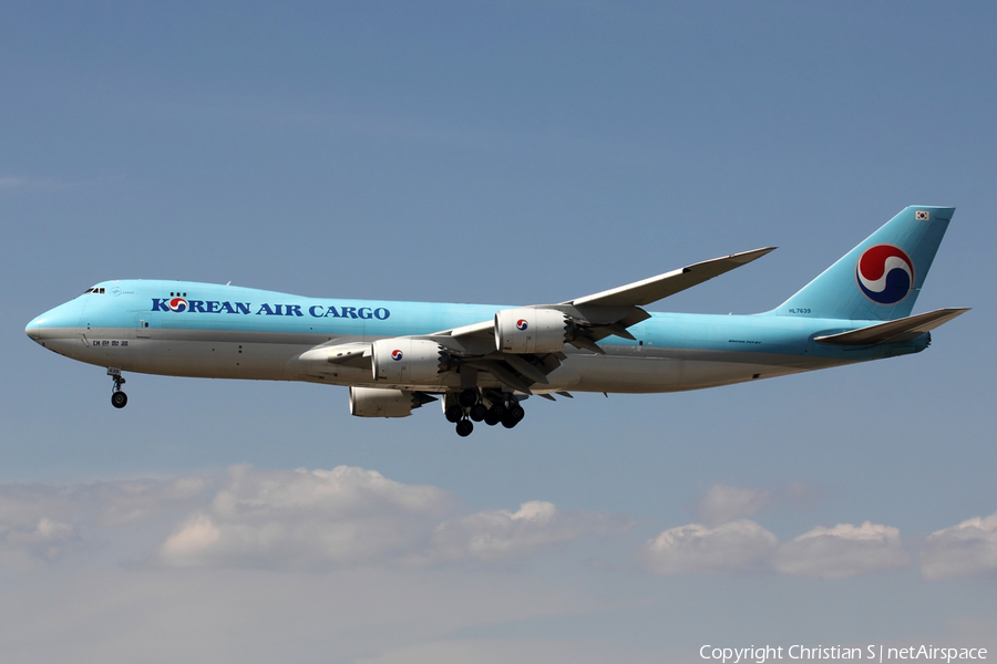 Korean Air Cargo Boeing 747-8B5F (HL7639) | Photo 386070