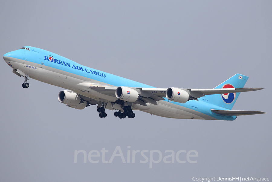 Korean Air Cargo Boeing 747-8B5F (HL7639) | Photo 337063