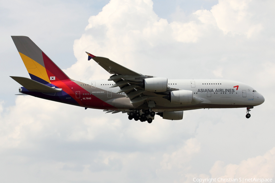 Asiana Airlines Airbus A380-841 (HL7640) | Photo 332859