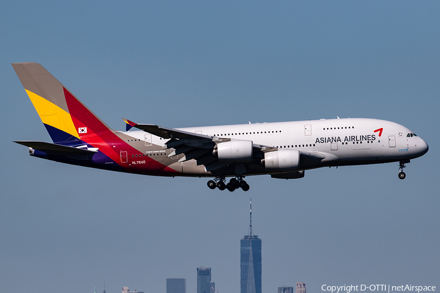 Asiana Airlines Airbus A380-841 (HL7640) | Photo 357540