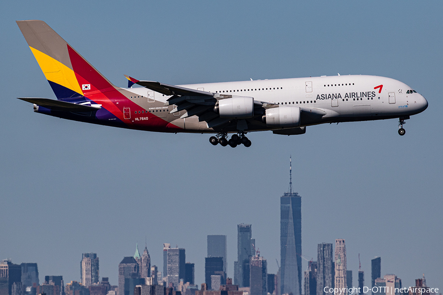 Asiana Airlines Airbus A380-841 (HL7640) | Photo 357562