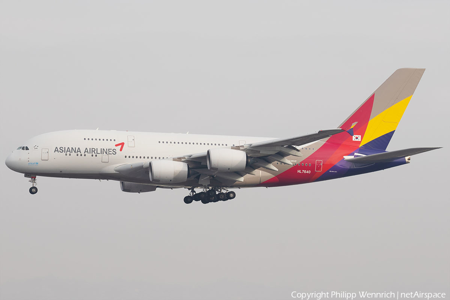 Asiana Airlines Airbus A380-841 (HL7640) | Photo 309666