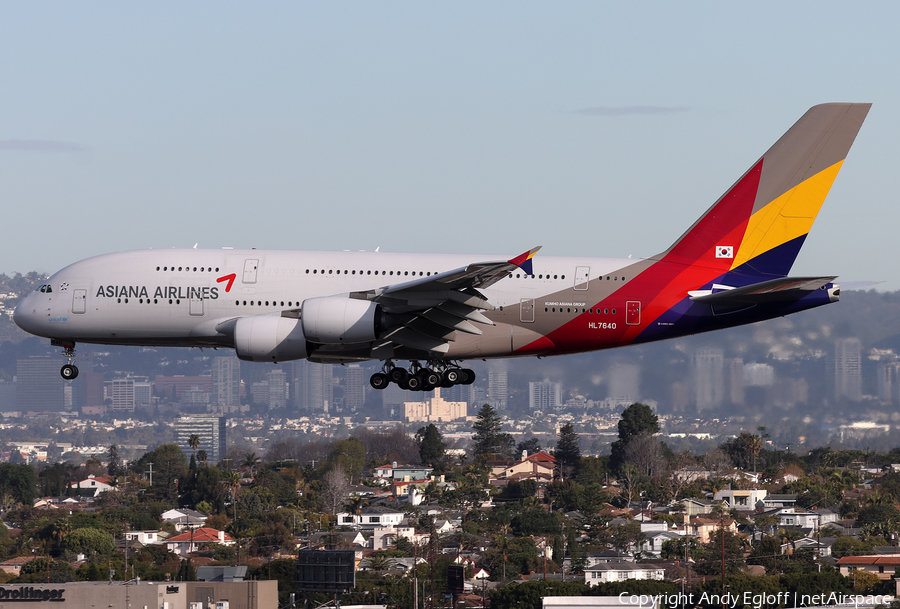 Asiana Airlines Airbus A380-841 (HL7640) | Photo 376664